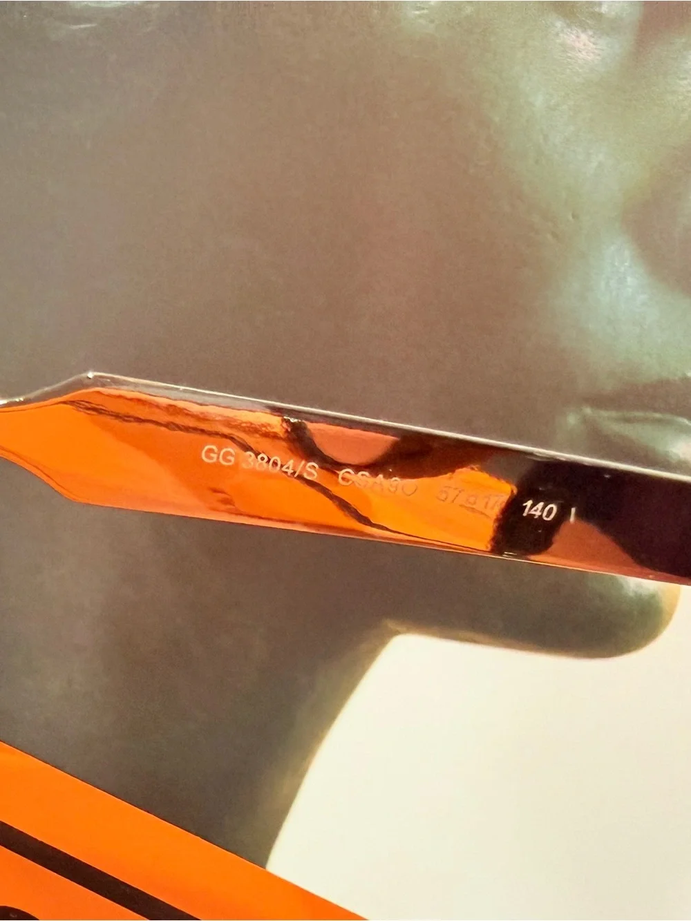Gucci Cat Eye Sunglasses with Brown Gradient Lenses